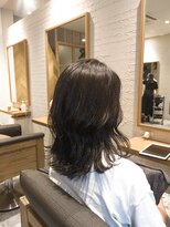 カダン(Kadan) 外ハネミディアム×ダークグレージュカラー/20代30代40代