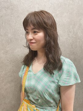 アルガ 大岡山(aruga) ベージュブラウン＋ゆるウェーブ