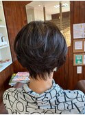 ツヤ◎軽やか◎/40代50代/ショート/髪質改善