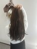 カット+ノンダメージカラー　9900円(リタッチ)～11000円(毛先まで)