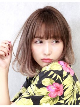 カリーナコークス 原宿 渋谷(Carina COKETH) ケアブリーチボブ/インナーカラー/ダブルカラー/レイヤーカット