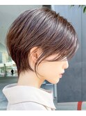 大人クールショート20代30代40代縮毛矯正/髪質改善
