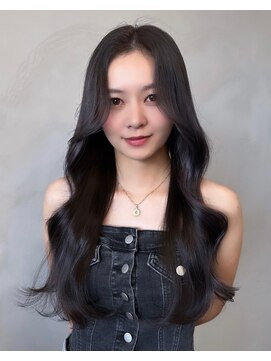 ベレーザシェルト(Beleza scelto) 10157黒髪アッシュブラック髪質改善透明感カラーワンホンヘア