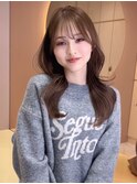 前髪顔まわりボブレイヤー くびれ 顔まわり縮毛矯正haruhi