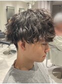 【波巻きスパイラル】メンズパーマ/メンズカット/池袋