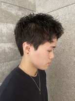 ニアウ 伊勢崎連取店(Niau)&nbsp;メンズスパイキーショートツイストパーマメンズパーマ