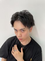 レベル 葛西店(LEVEL)&nbsp;センターパート アップバング 刈り上げ メンズカット/葛西メンズ