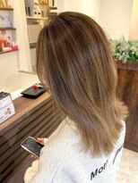 オーバルヘアー(OVAL hair)&nbsp;ハイトーンベージュ/ロングウルフ