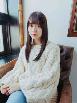 リュープリエ 笹塚(Lieu plie) ローレイヤースタイル×深めブラウン