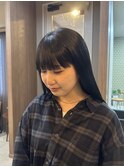 ワイドバング/黒髪/オージュア取り扱い店/サロントリートメント