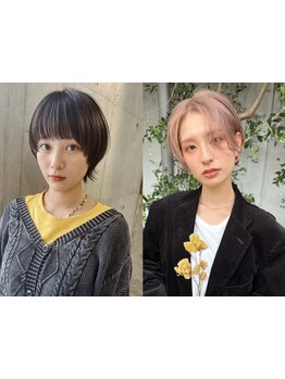 実力派stylistが魅せるトレンドなショート/ボブが大人気No.1！ショートボブで小顔効果◎