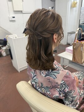 シェル(Shell) ハーフアップ