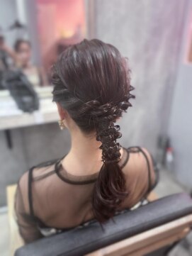 レイドバック(LAID BACK) 編みおろしスタイル