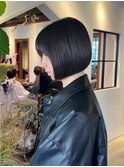 大人ショートボブ前下がりショートボブ前下がりボブひし形ボブ