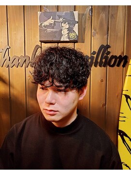 サンフラット(Sun Flat) 無造作マッシュパーマ