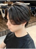 曲がる縮毛矯正/縮毛矯正/センターパート/千葉駅/千葉/齊藤大樹