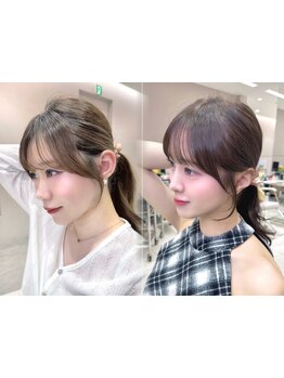 圧倒的な技術力でこだわり抜いた顔周りカット。1mm単位の計算しつくされたカットで印象UP！