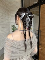 シアン(CyAN)&nbsp;個性派お呼ばれヘア