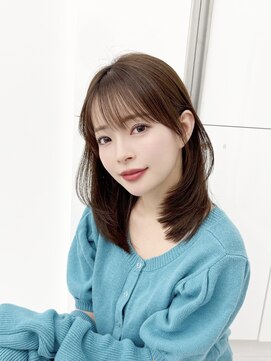 アマトウキョウスマートサロン(AMA TOKYO×Smart Salon) くびれレイヤー/顔まわりカット/レイヤーカット/小顔ヘア