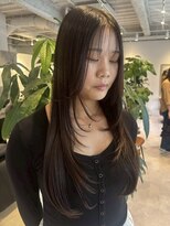 マルフェ 天王寺(marfe)&nbsp;【marfe】顔周りレイヤー＿レイヤーカット＿シースルーバング