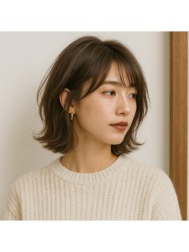 スープレックス ヘアーデザイン(SOUPREX HAIR DESIGN) 前下がりナチュラルショートボブ 20代 30代 40代 50代 60代