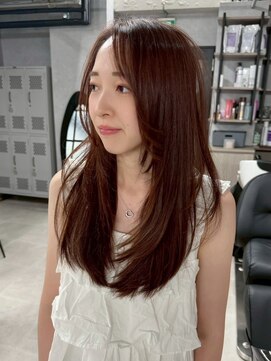 ハーシーバイアポロ 相模大野(HERSHE by apollo) ミディアムヘア/暗めカラー/グランマッシュ/レイヤーカット