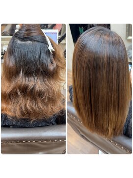 ネコ 稲毛(neco) 【稲毛】髪質改善縮毛矯正 before &after