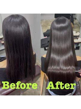 美髪矯正×髪質改善トリートメント