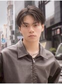 サーフカールフェザーパーマ刈り上げセンターパート_F21261