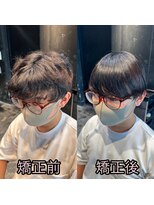 エノア 東京(ENORE) 弱酸性縮毛矯正で乾かすだけでキマるサラサラマッシュに!