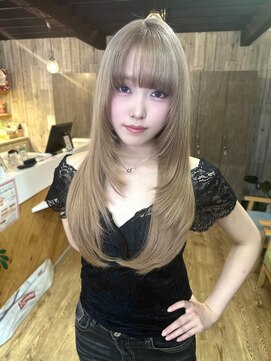 スカイ(SKY) 透明感カラー/髪質改善/縮毛矯正/韓国風レイヤーカット