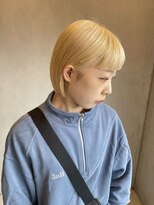 ラヴィズム 長岡店(LUVISM)&nbsp;韓国/顔周りレイヤー/ダブルカラー/ベージュ/前髪新潟長岡宮関◆