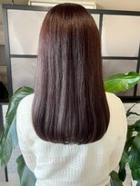 アンニュ(annuy) 髪質改善 ダークブラウン 20代 透明感カラー レイヤー
