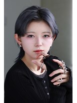 ヘアドゥ 千葉中央店(hair do)&nbsp;センターパートショートウルフ