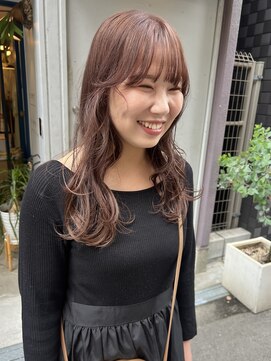 ポーズヘアー 大阪 福島(PAUSE HAIR) ピンクベージュ