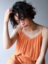 ザビー(THE B) 本八幡×美容院×ニュアンスショートパーマ×黒髪