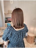 切りっぱなしボブ