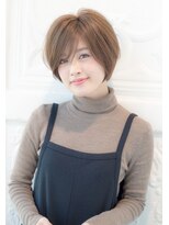 サンド 銀座(sand)&nbsp;小顔斜めバング＆厚めバングのマーメイドアッシュハニーヘア