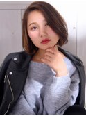 【aoba/高田馬場】大人かわいいボブ×ブルージュ　30,40代にも◎