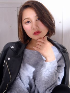 ネオリーブアオバ 高田馬場店(Neolive aoba) 【aoba/高田馬場】大人かわいいボブ×ブルージュ　30,40代にも◎