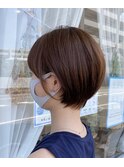 #丸みショートボブ