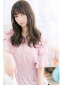 やわらかさとローライト透明感…フリンジカールロング