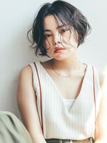 フォト 新宿(foto)&nbsp;グレーベージュ前髪パーマレイヤーカットダブルカラー髪質改善