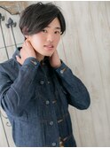 ラフさがカッコイイ…抜け感ツーブロックマッシュP