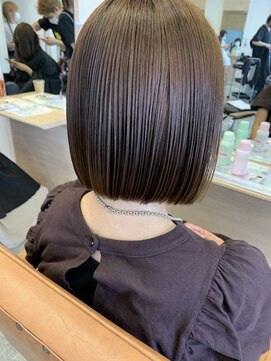 シェノン 武庫之荘(CHAINON) ボブ/外ハネボブ/グレージュカラー/地毛風ストレート