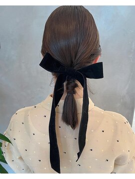 シアン(SYAN) タイト/ローポニー/ヘアアレンジ/ブリーチなし/およばれ/清水