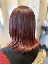 トランク(TRUNK)&nbsp;【外ハネミディ×チェリーレッド】