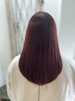 美容室 パルス 静岡鷹匠店(PALS)&nbsp;ダブルカラー 髪質改善 チェリーレッド 春カラー