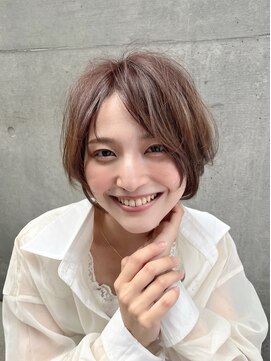 レスピア 銀座(Respia) シルキーモカベージュひし形ショートボブ【銀座/有楽町】