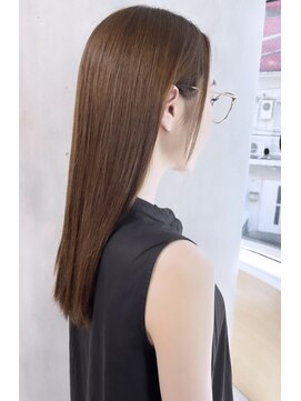ヒビト 恵比寿 渋谷(HIBITO.) 髪質改善カラーアッシュブラウン　２０代３０代４０代　縮毛矯正